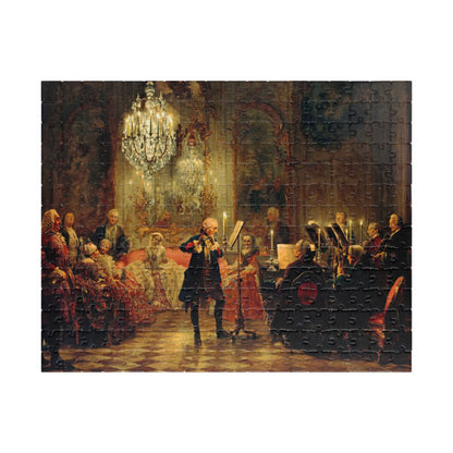 The Flute Concert Puzzle | Adolph Menzel - - 252 pcs (Horizontal) - 