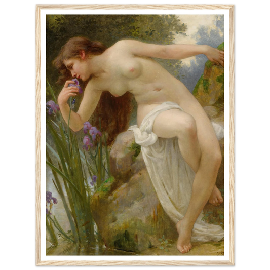 The Fragrant Iris Art Print | Guillaume Seignac - Framed Poster - 30x40 cm / 12x16″ - Black frame