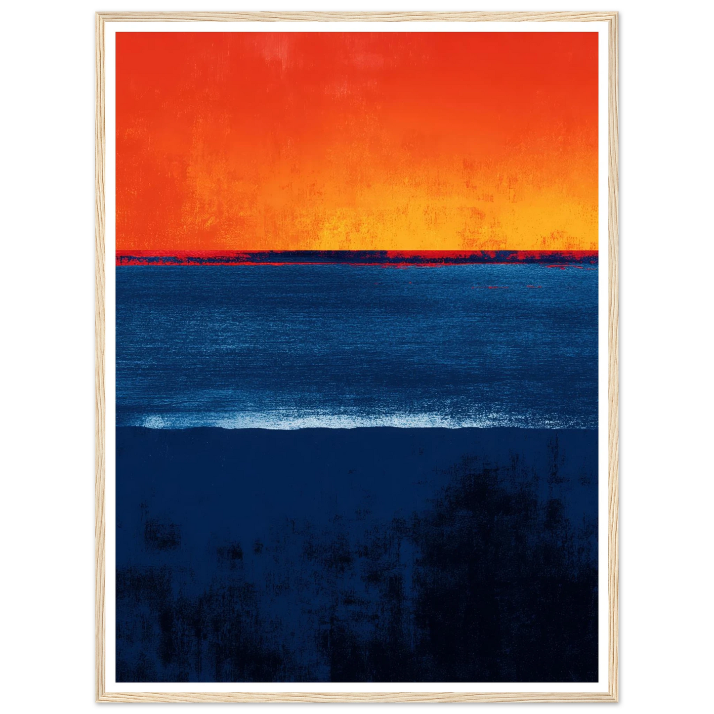 The Great Division - Framed Poster - 30x40 cm / 12x16″ - Black frame