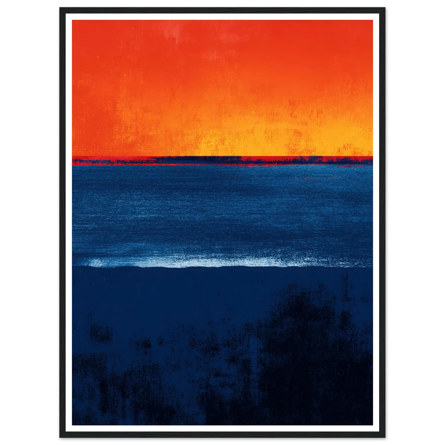 The Great Division - Framed Poster - 30x40 cm / 12x16″ - Black frame