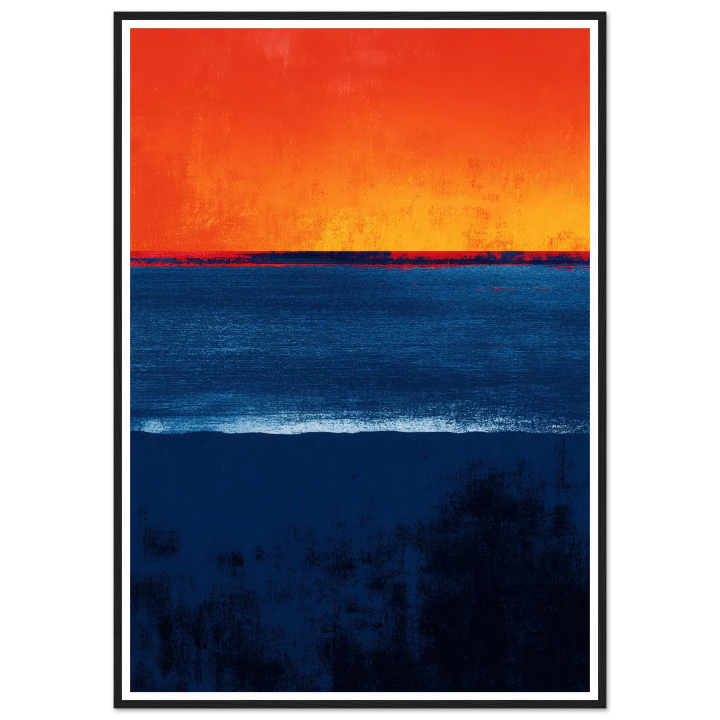 The Great Division - Framed Poster - 30x40 cm / 12x16″ - Black frame