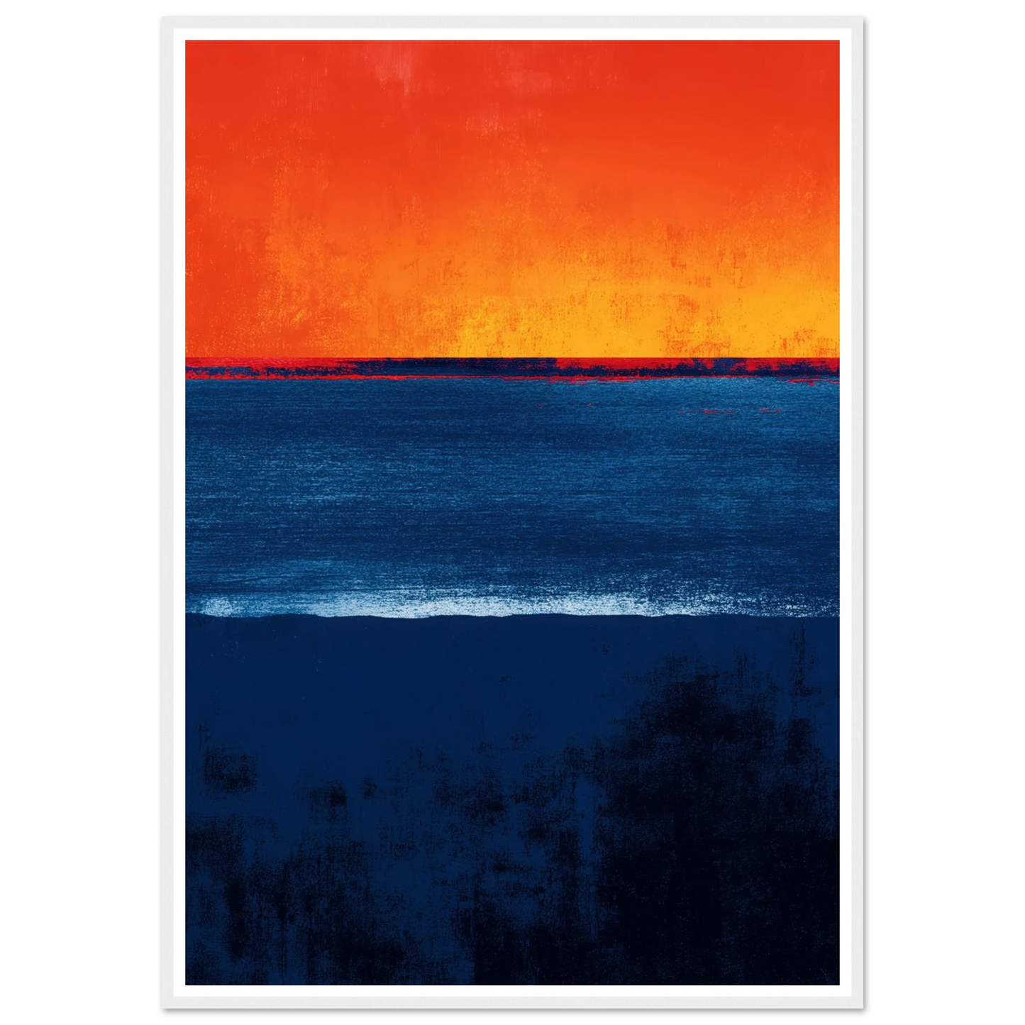 The Great Division - Framed Poster - 30x40 cm / 12x16″ - Black frame