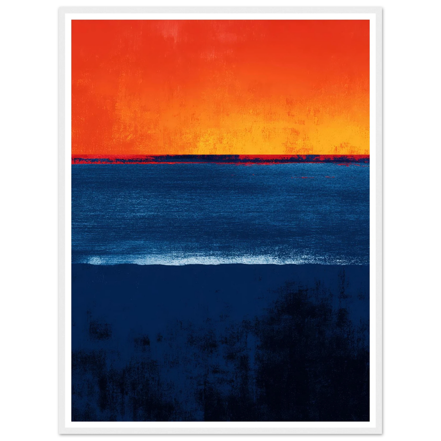 The Great Division - Framed Poster - 30x40 cm / 12x16″ - Black frame