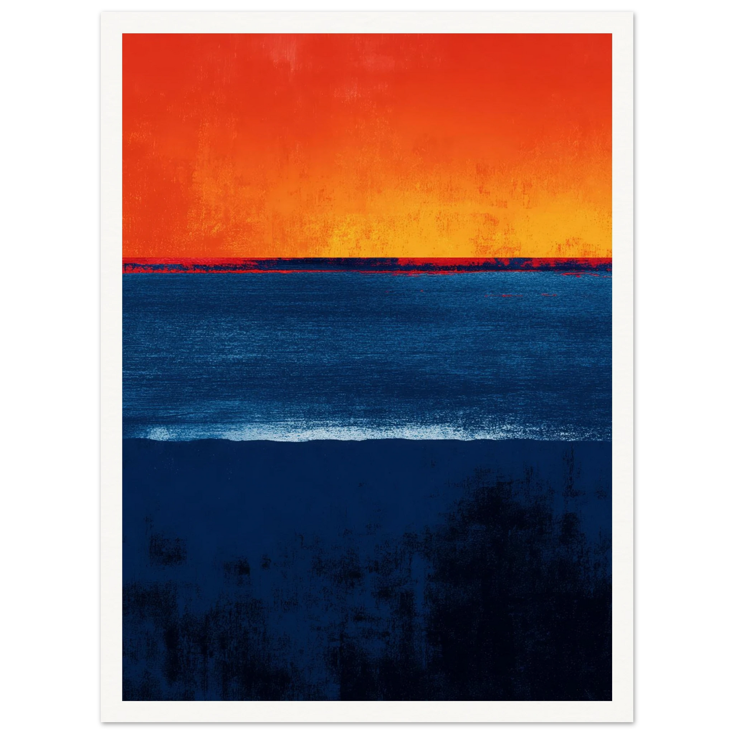 The Great Division - Framed Poster - 30x40 cm / 12x16″ - Black frame