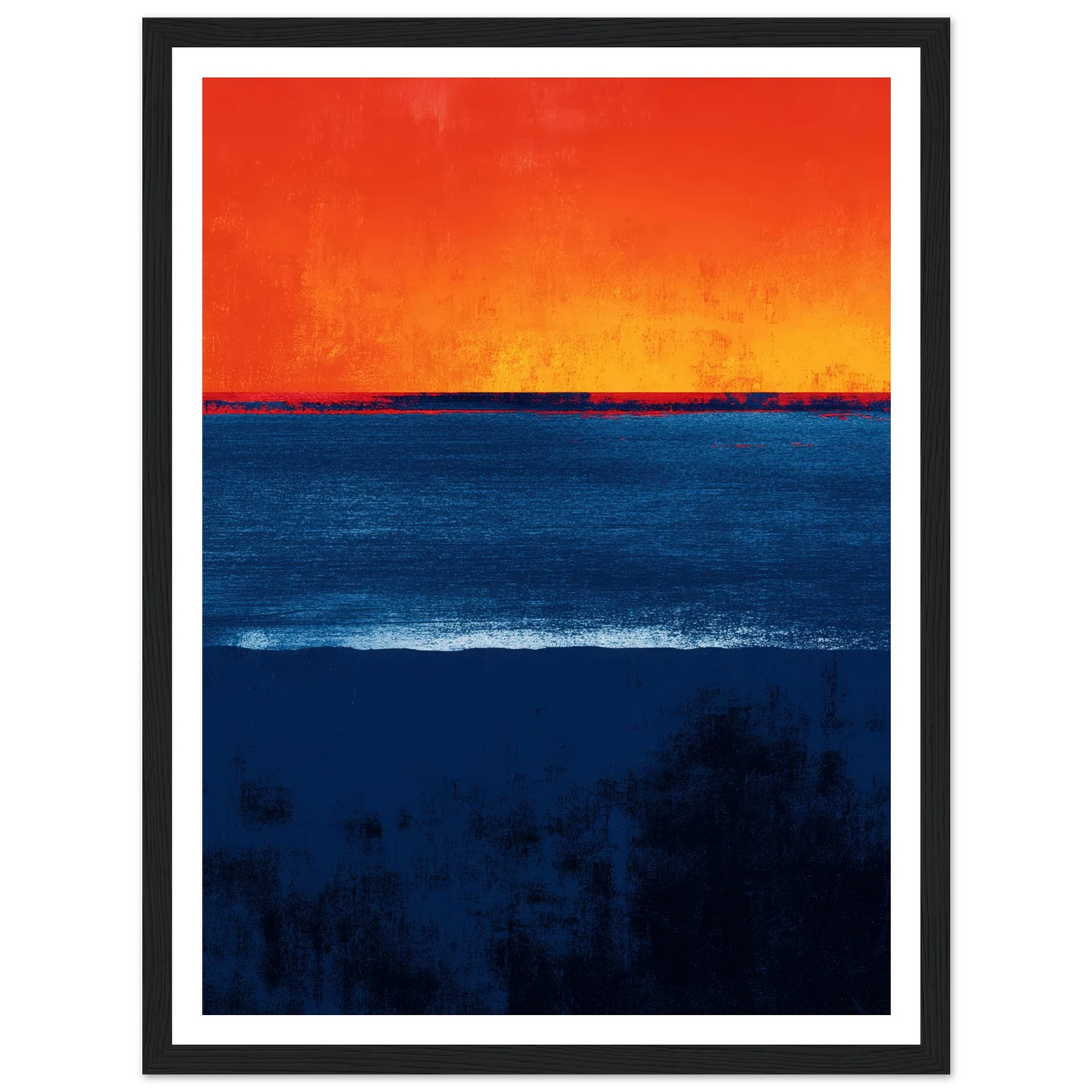 The Great Division - Framed Poster - 30x40 cm / 12x16″ - Black frame