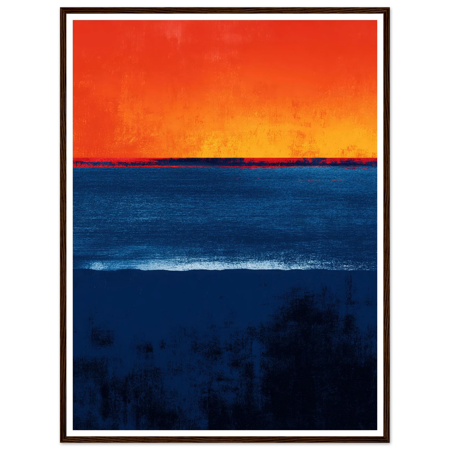 The Great Division - Framed Poster - 30x40 cm / 12x16″ - Black frame