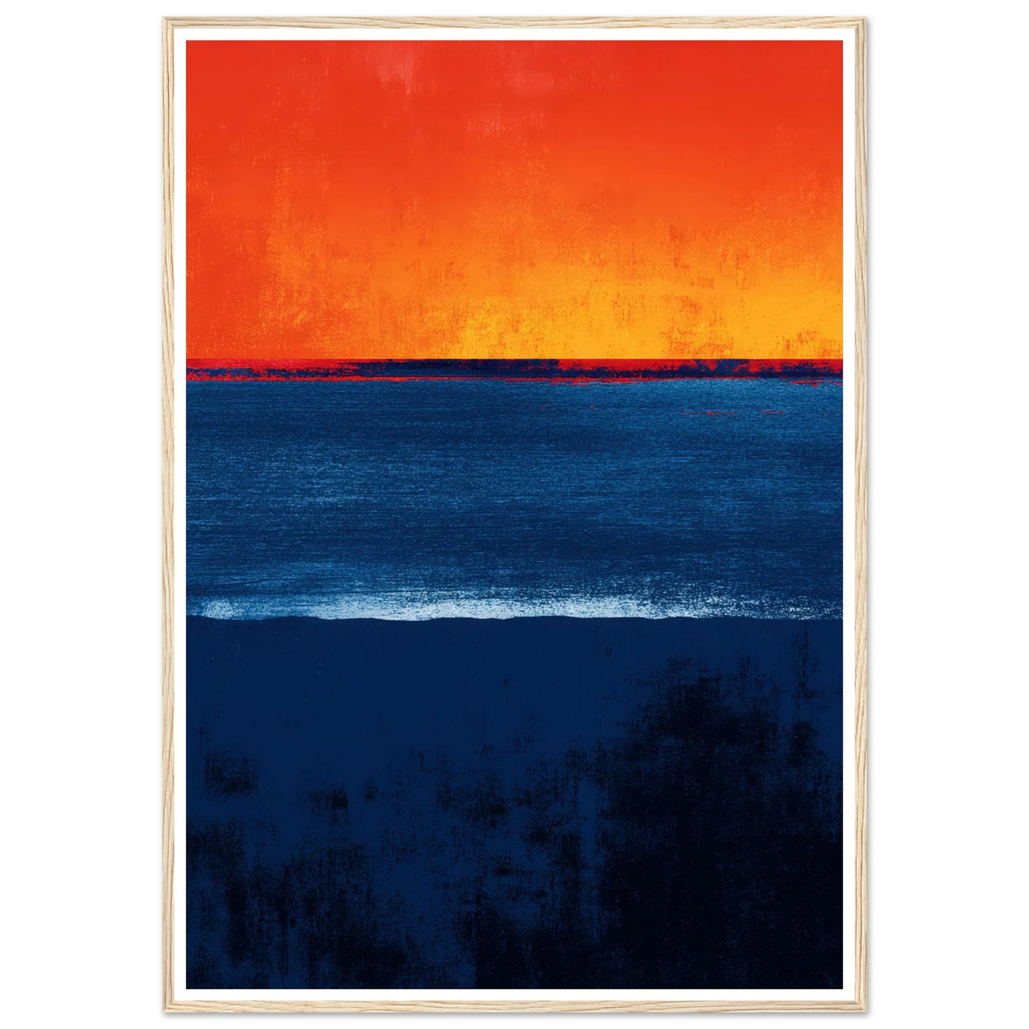 The Great Division - Framed Poster - 30x40 cm / 12x16″ - Black frame