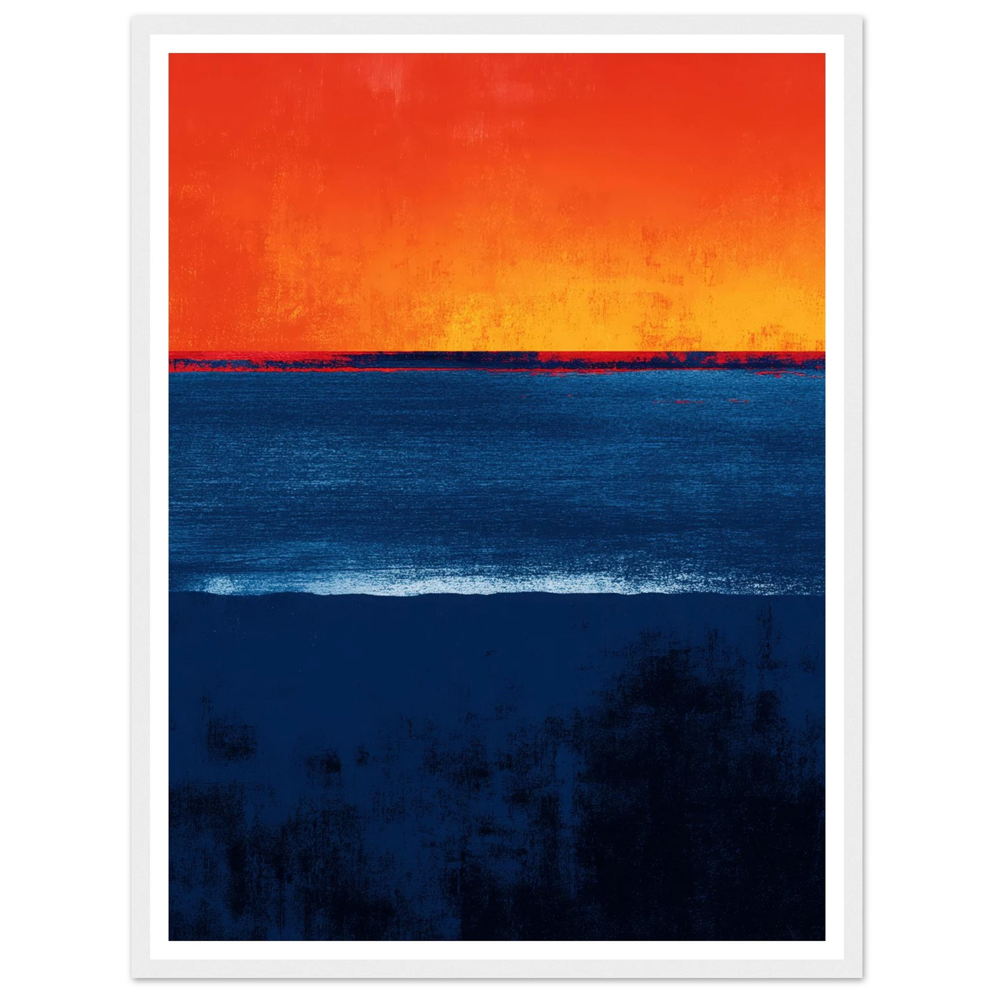 The Great Division - Framed Poster - 30x40 cm / 12x16″ - Black frame