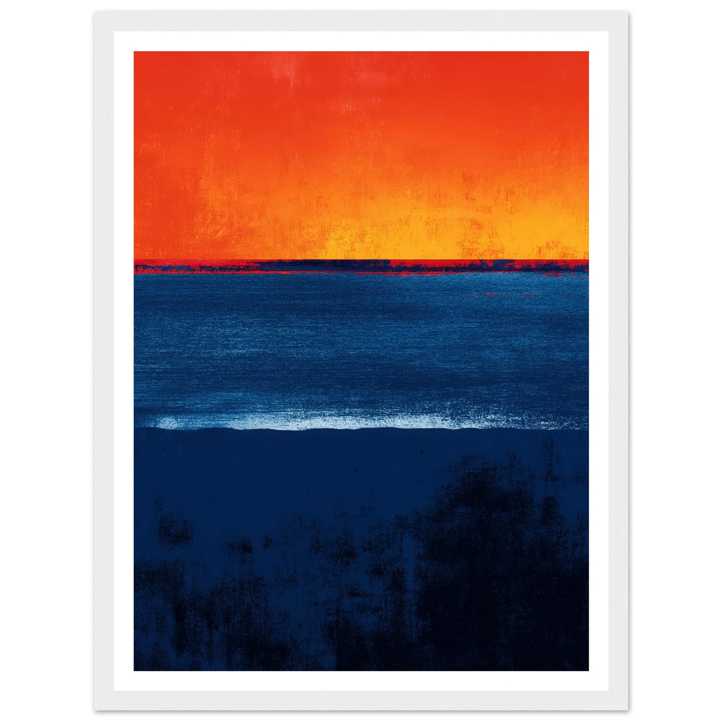 The Great Division - Framed Poster - 30x40 cm / 12x16″ - Black frame