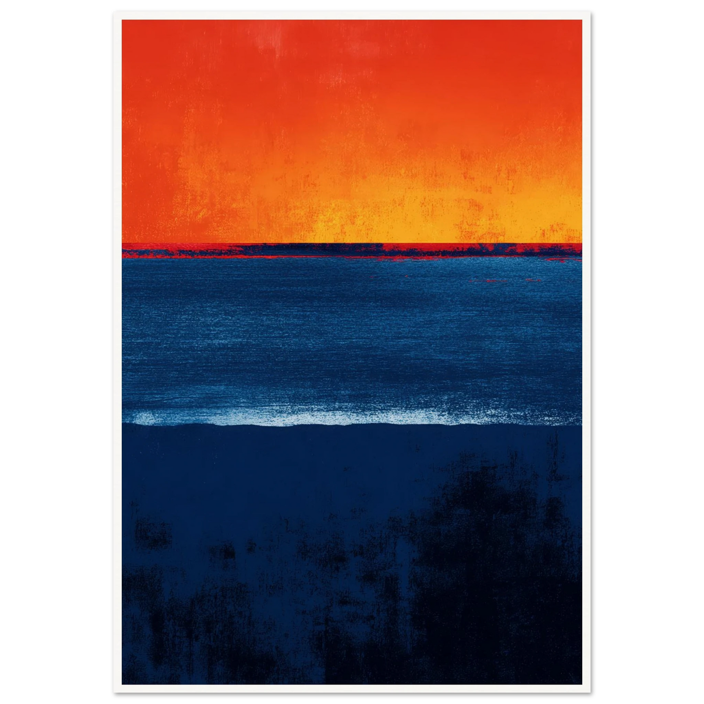 The Great Division - Framed Poster - 30x40 cm / 12x16″ - Black frame