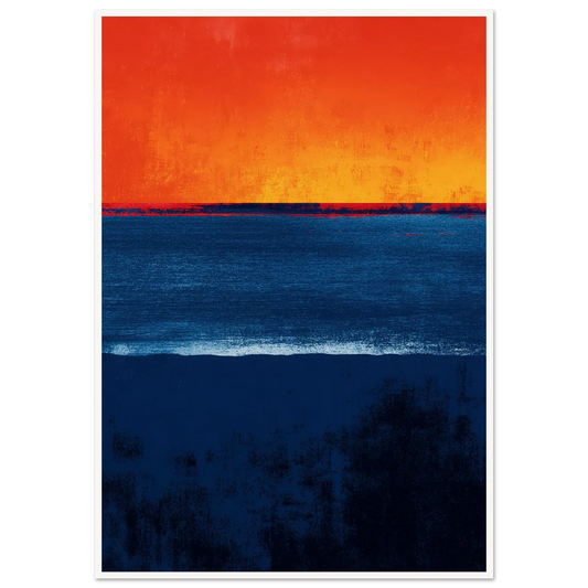 The Great Division - Framed Poster - 30x40 cm / 12x16″ - Black frame