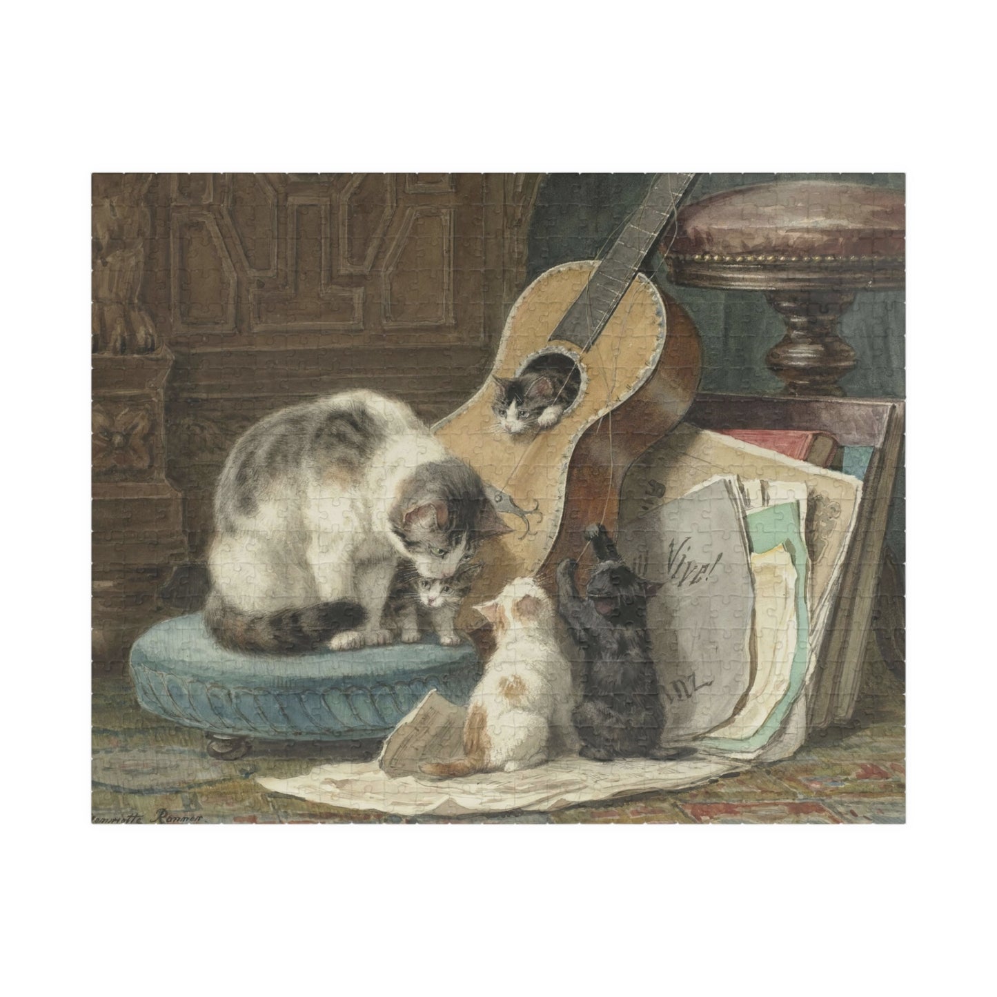The Harmonists Puzzle | Henriette Ronner - - 252 pcs (Horizontal) - 