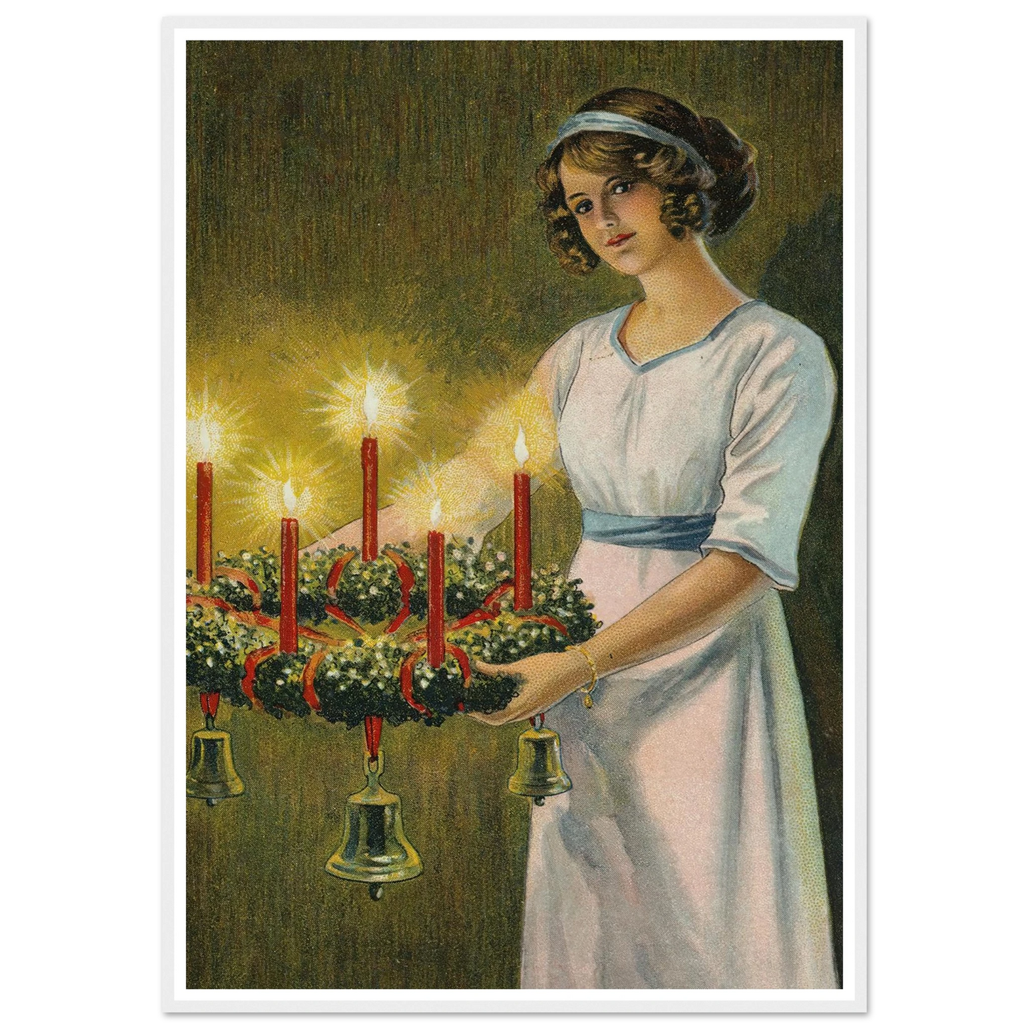 The Hope of Advent Light - Framed Poster - 30x40 cm / 12x16″ - Black frame