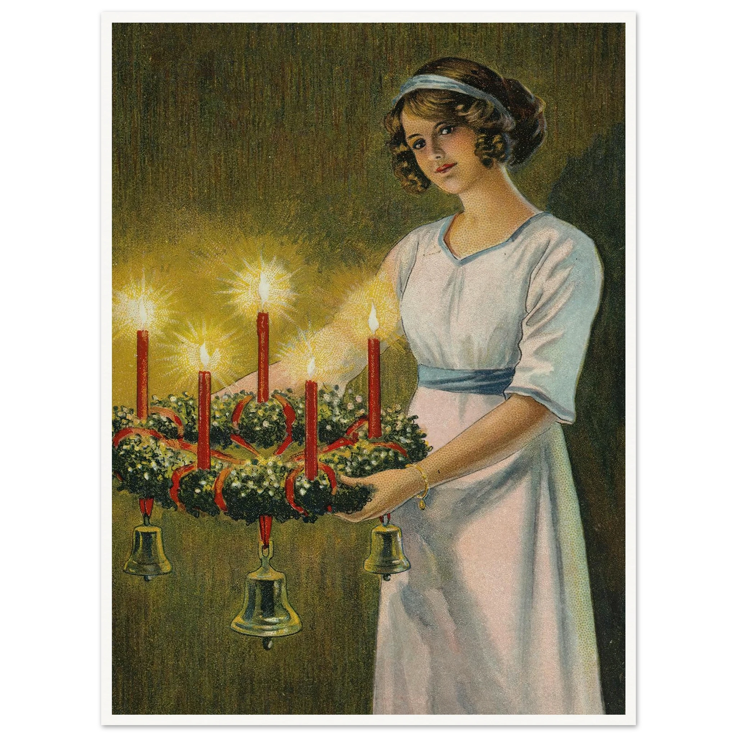 The Hope of Advent Light - Framed Poster - 30x40 cm / 12x16″ - Black frame