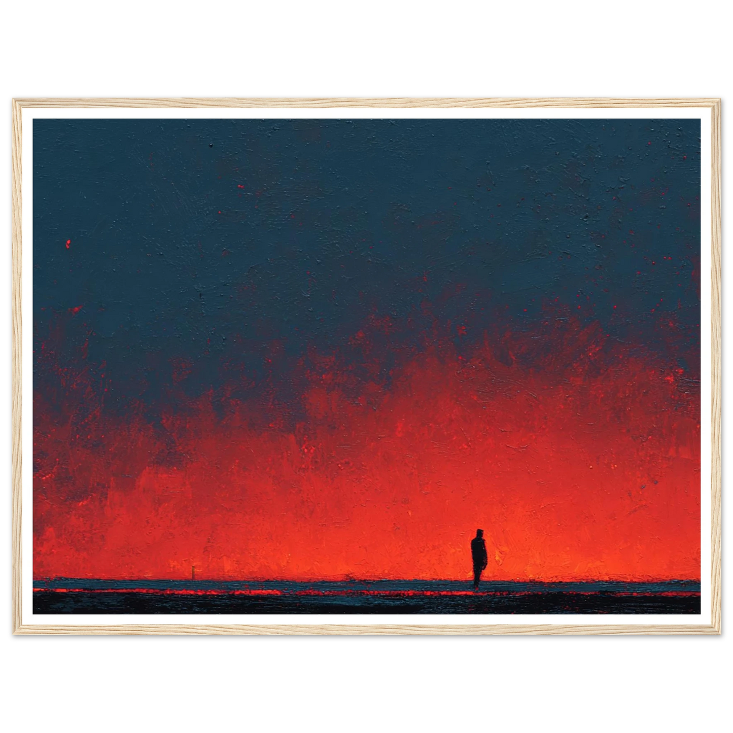 The Last Shadow - Framed Poster - 30x40 cm / 12x16″ - Black frame