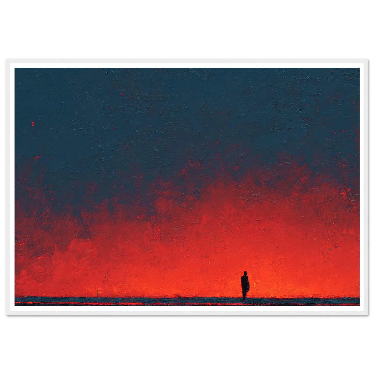 The Last Shadow - Framed Poster - 30x40 cm / 12x16″ - Black frame