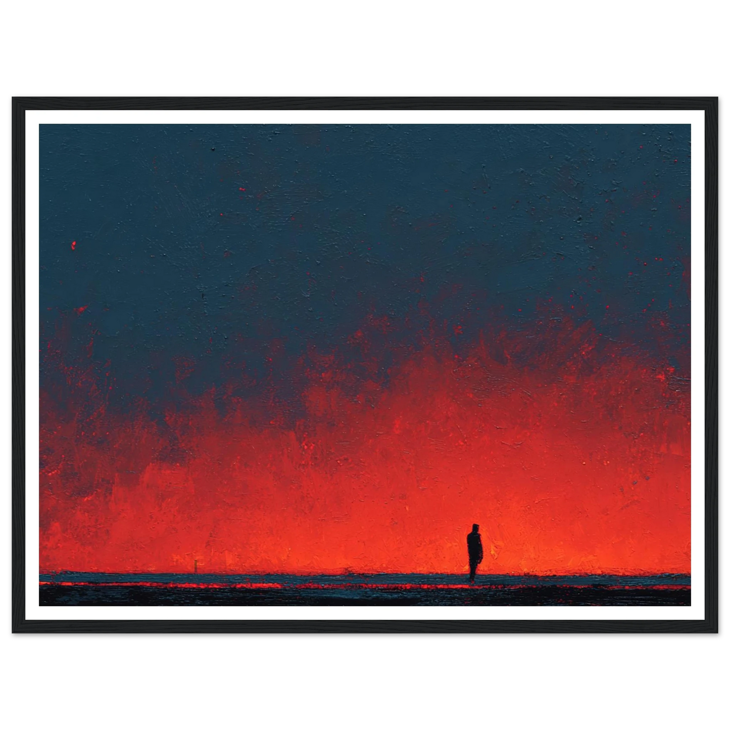 The Last Shadow - Framed Poster - 30x40 cm / 12x16″ - Black frame