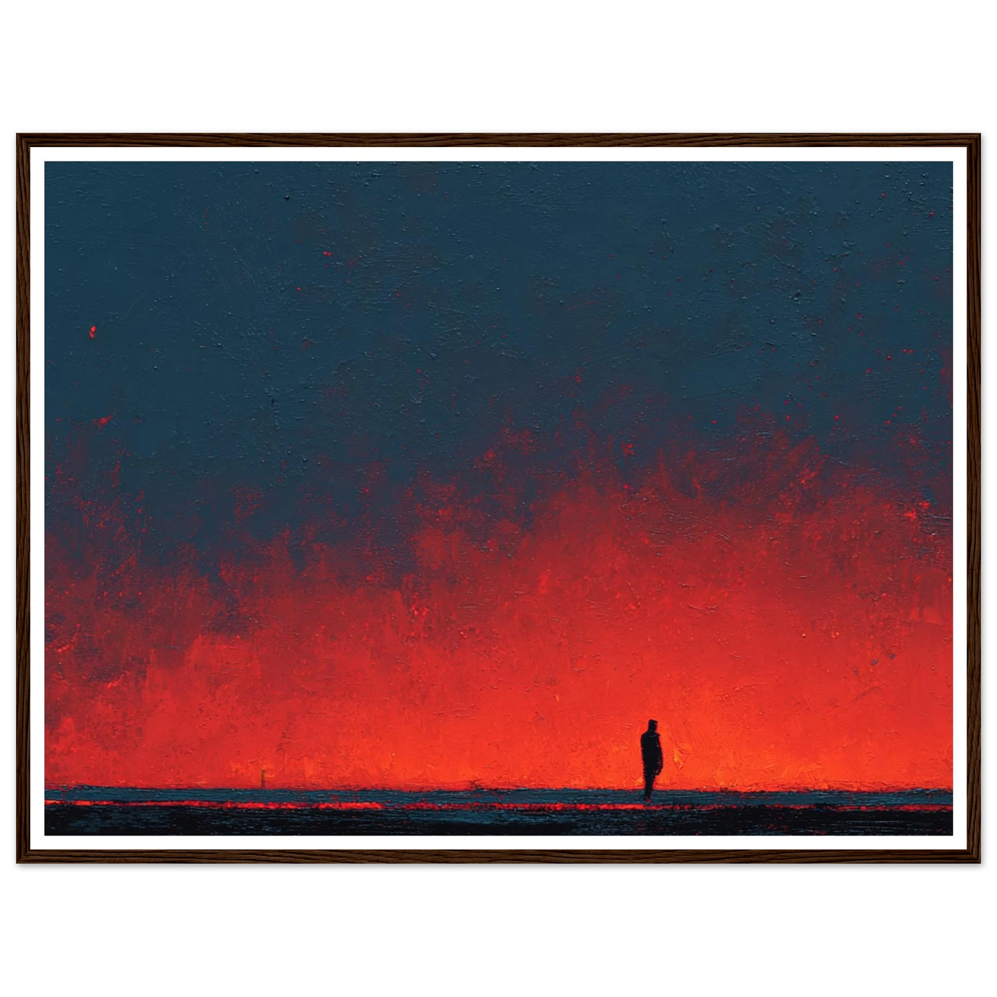 The Last Shadow - Framed Poster - 30x40 cm / 12x16″ - Black frame