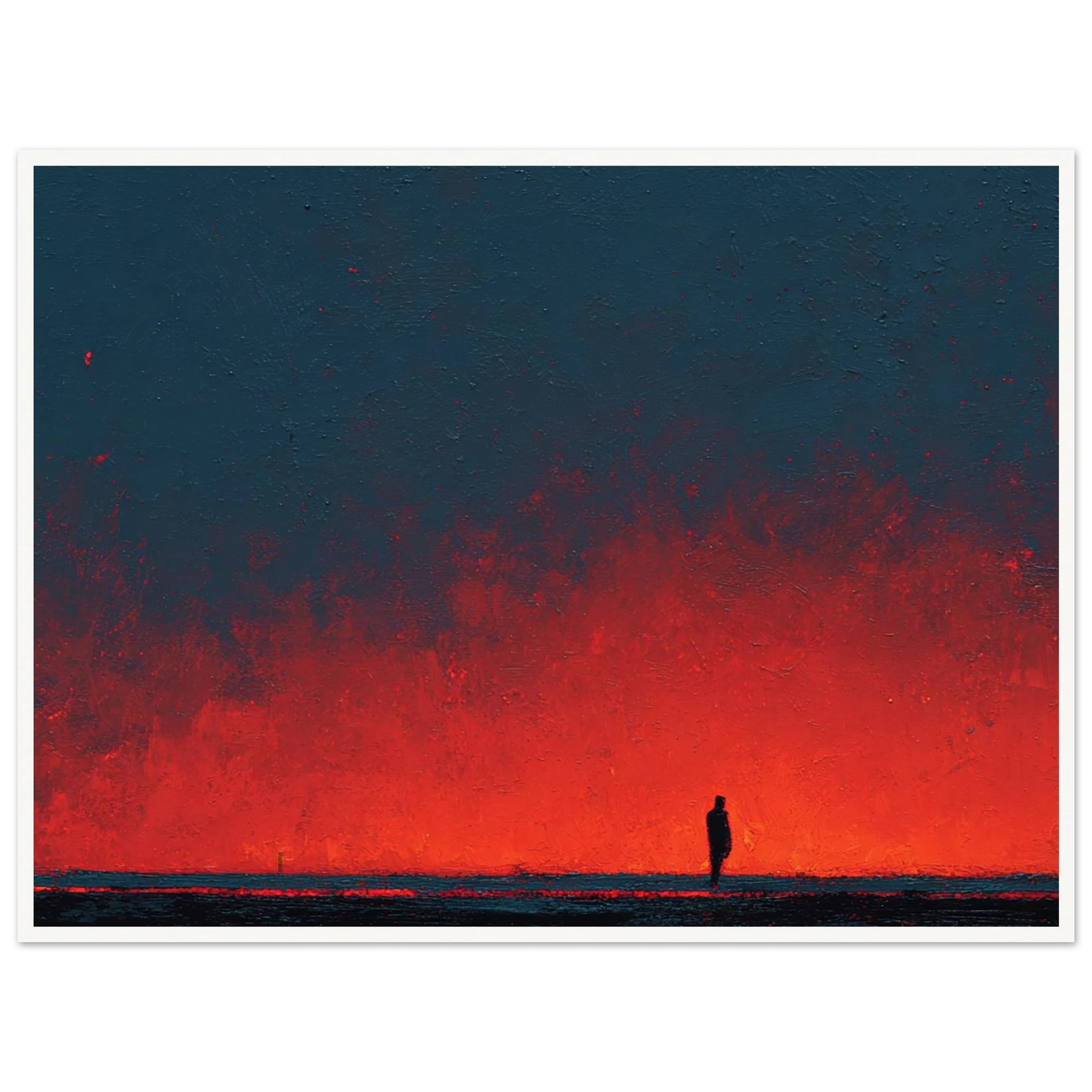 The Last Shadow - Framed Poster - 30x40 cm / 12x16″ - Black frame