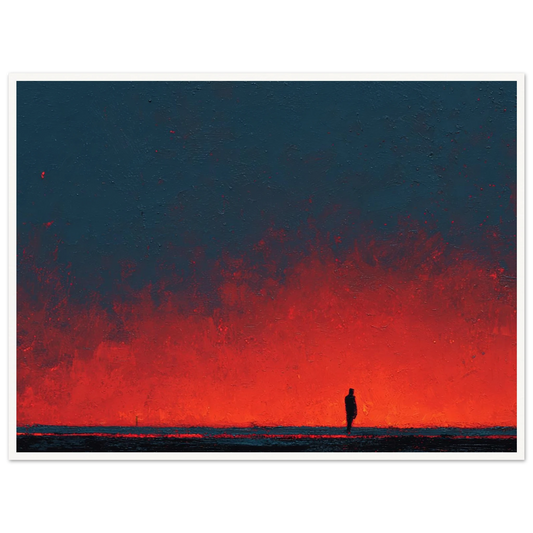 The Last Shadow - Framed Poster - 30x40 cm / 12x16″ - Black frame