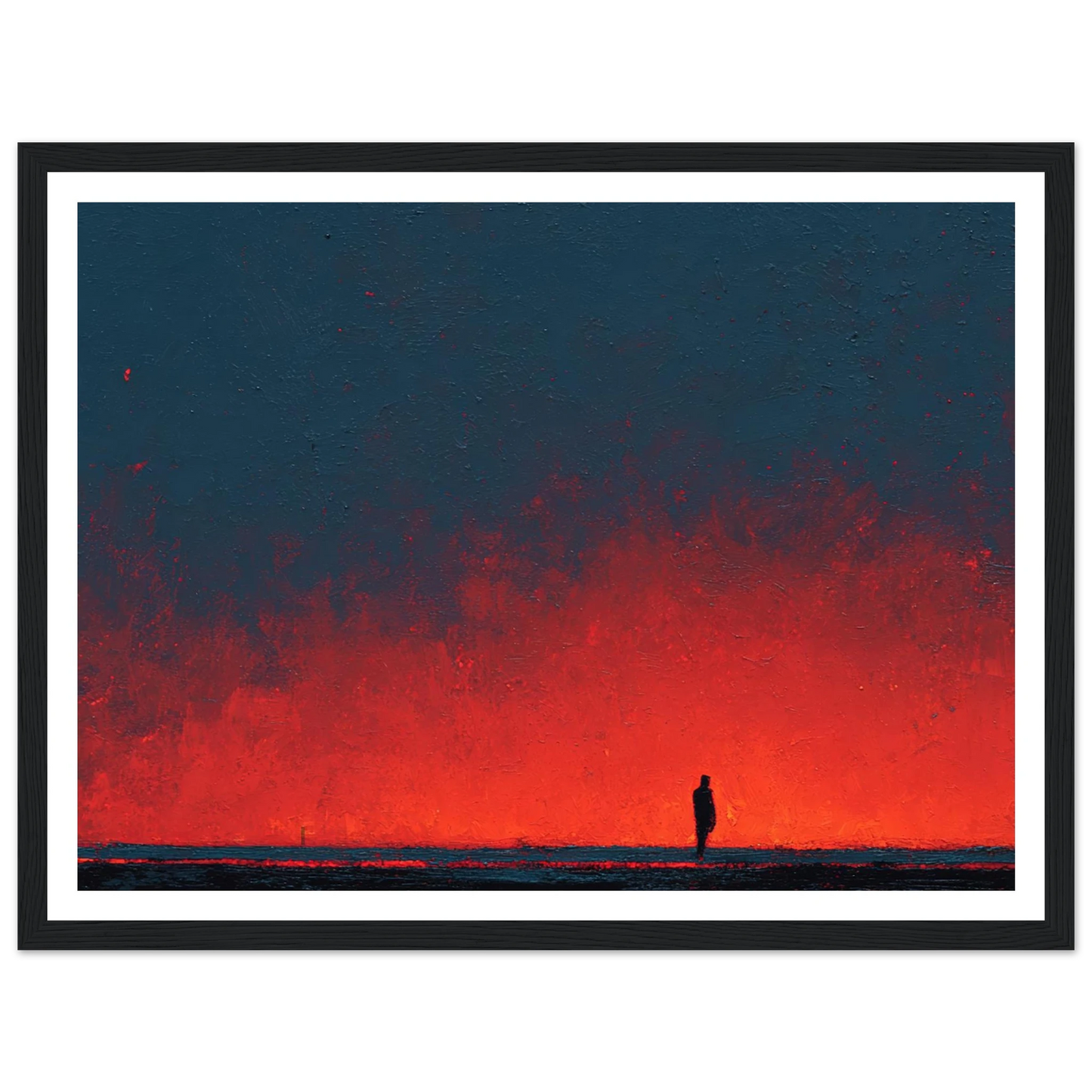 The Last Shadow - Framed Poster - 30x40 cm / 12x16″ - Black frame