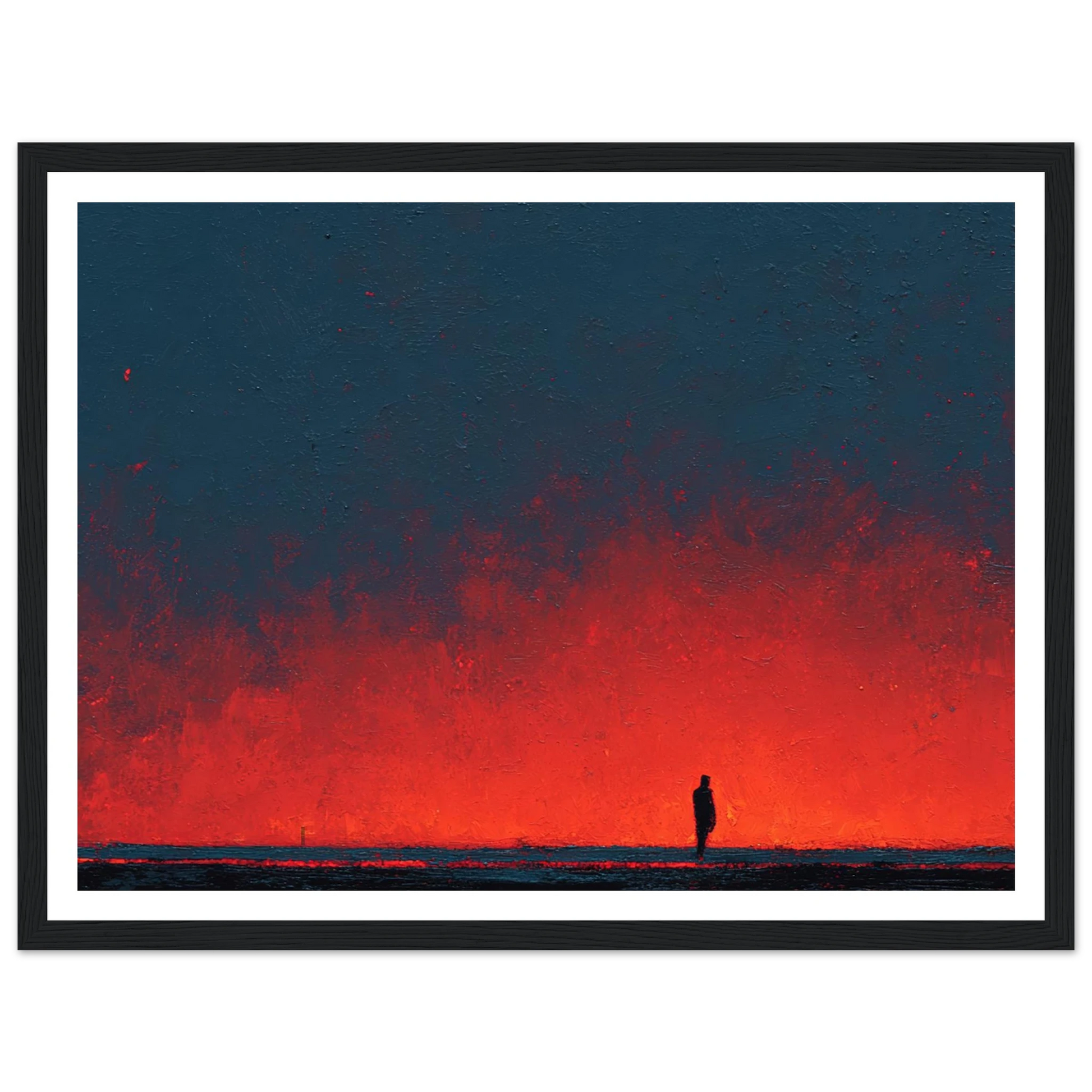 The Last Shadow - Framed Poster - 30x40 cm / 12x16″ - Black frame