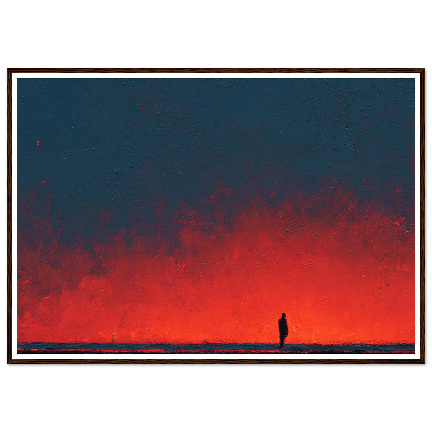 The Last Shadow - Framed Poster - 30x40 cm / 12x16″ - Black frame