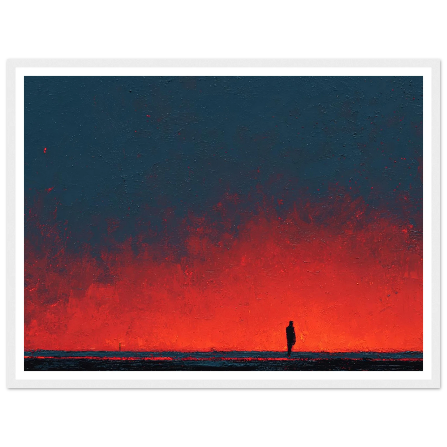 The Last Shadow - Framed Poster - 30x40 cm / 12x16″ - Black frame