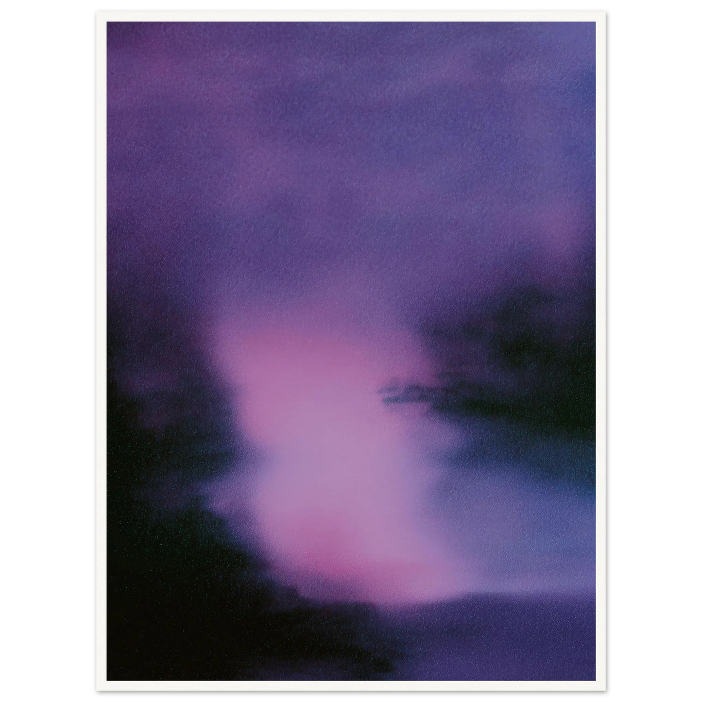 The Lilac Form - Framed Poster - 30x40 cm / 12x16″ - Black frame