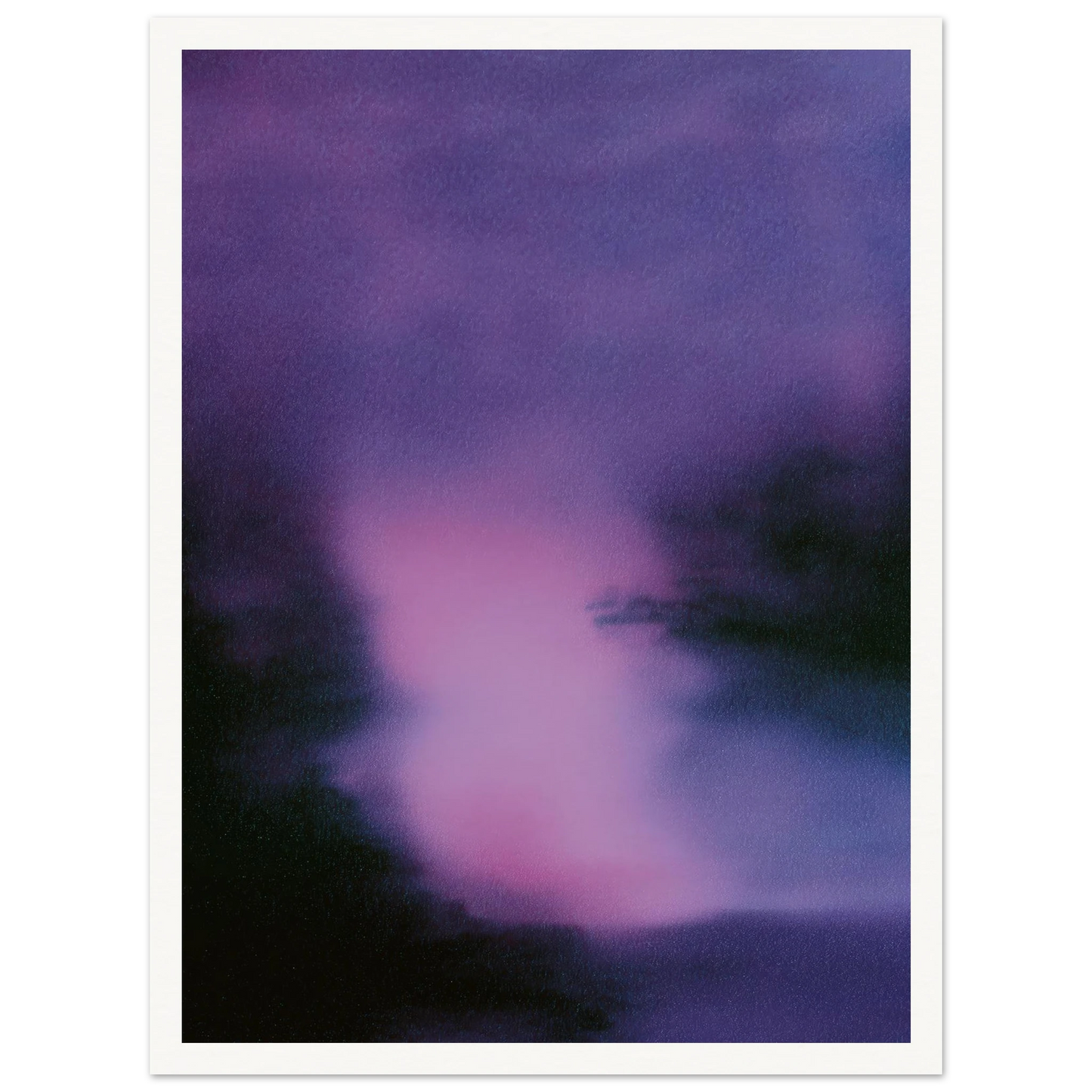 The Lilac Form - Framed Poster - 30x40 cm / 12x16″ - Black frame