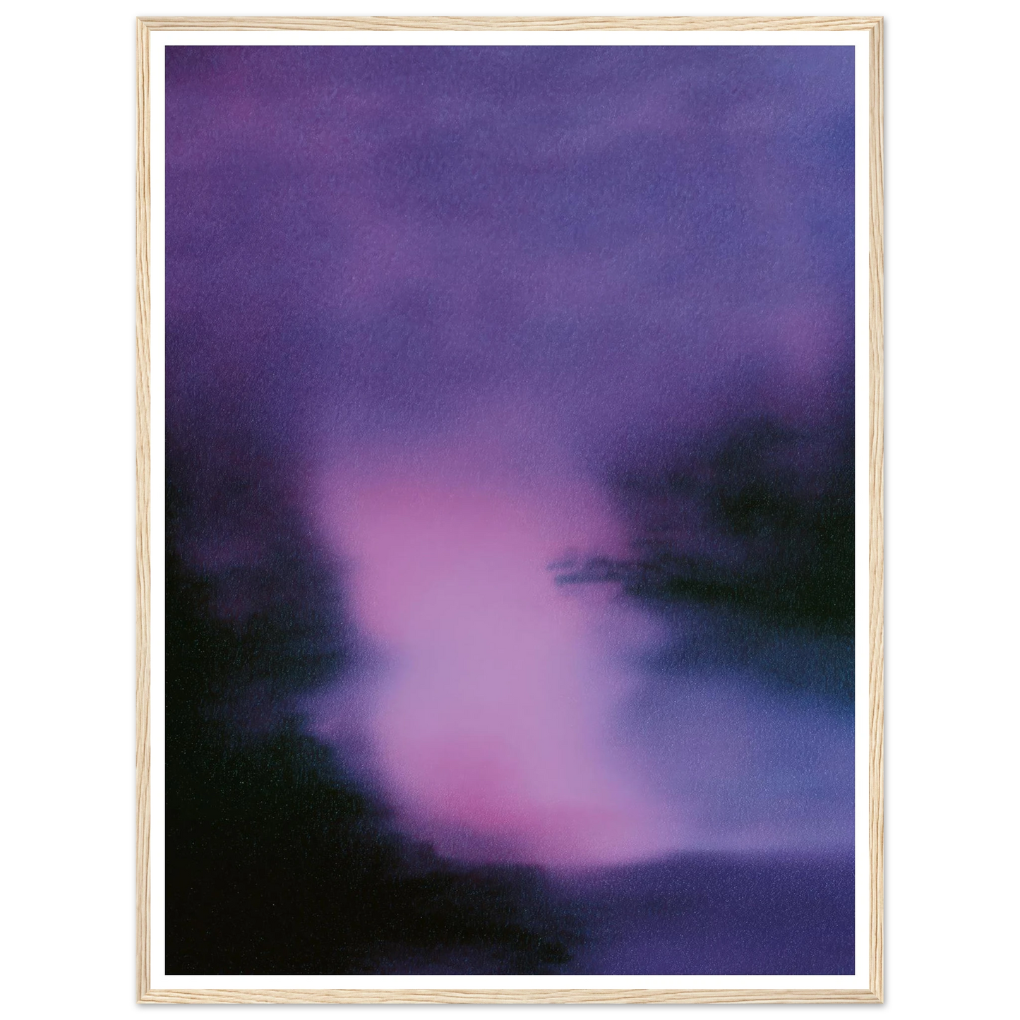 The Lilac Form - Framed Poster - 30x40 cm / 12x16″ - Black frame