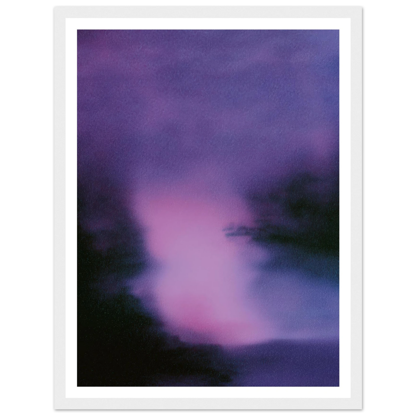 The Lilac Form - Framed Poster - 30x40 cm / 12x16″ - Black frame