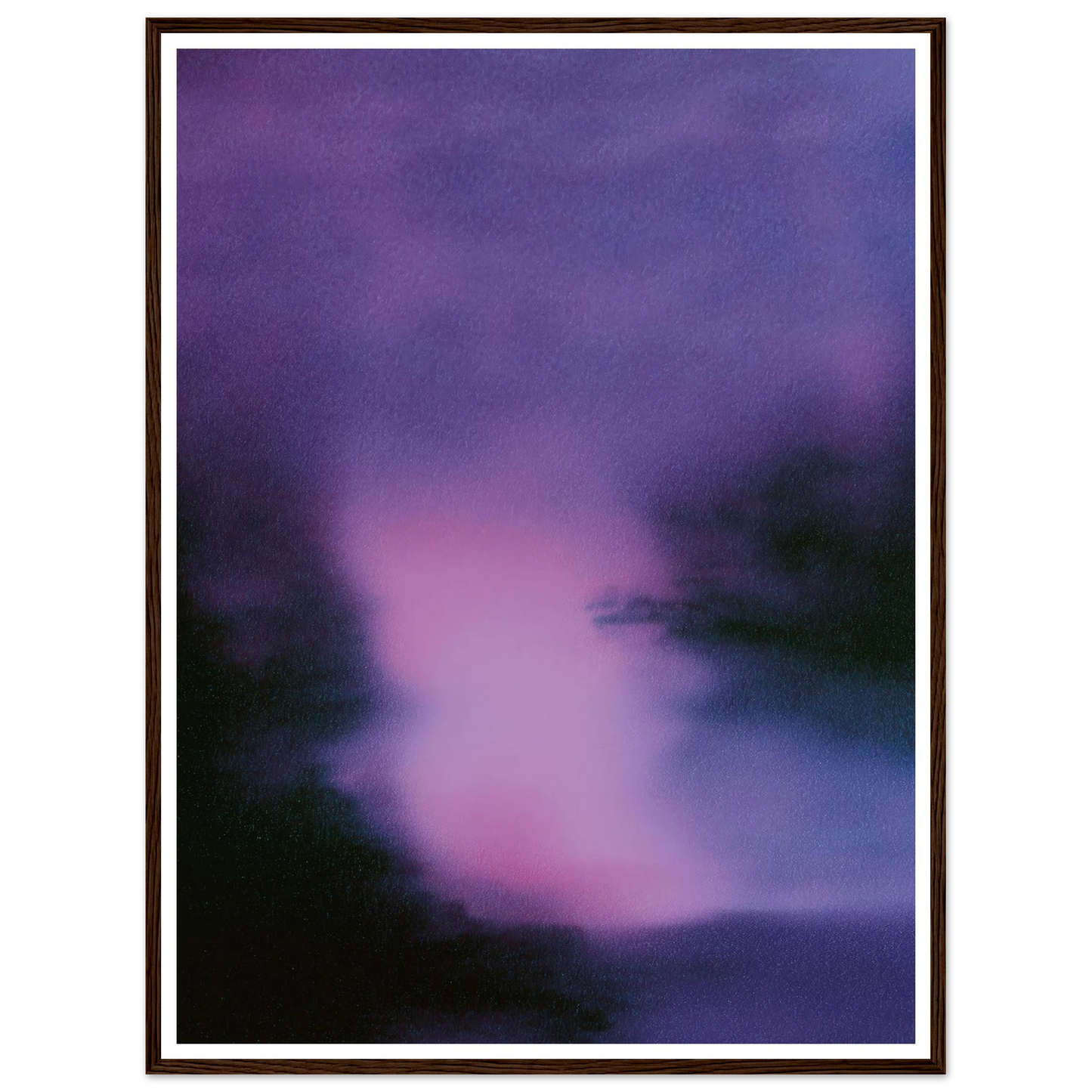 The Lilac Form - Framed Poster - 30x40 cm / 12x16″ - Black frame