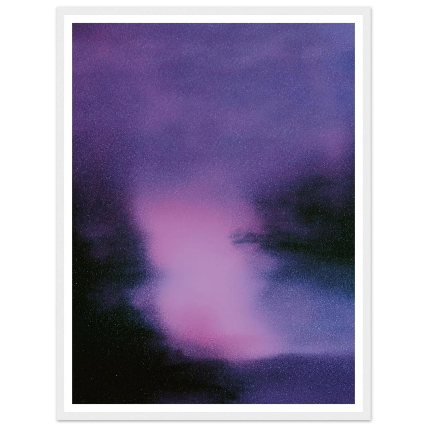 The Lilac Form - Framed Poster - 30x40 cm / 12x16″ - Black frame