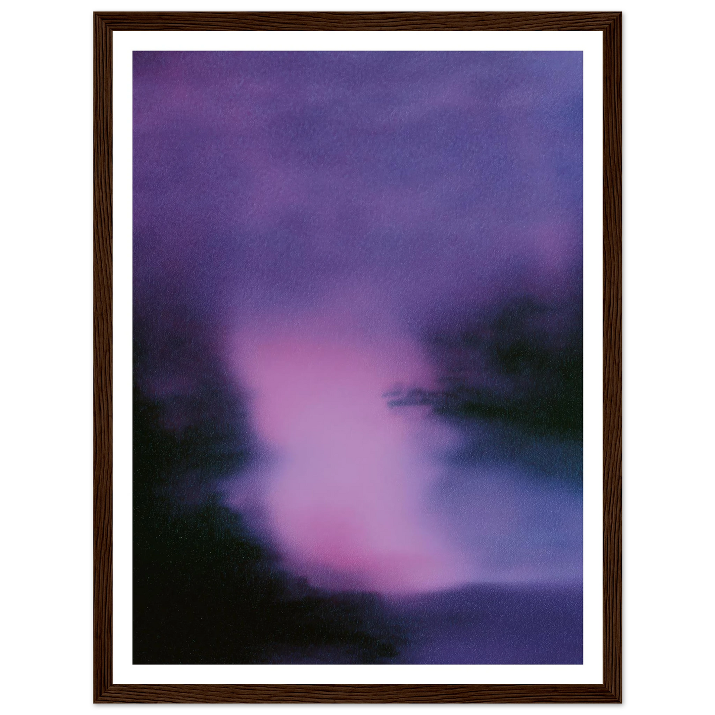 The Lilac Form - Framed Poster - 30x40 cm / 12x16″ - Black frame