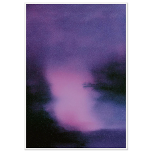 The Lilac Form - Framed Poster - 30x40 cm / 12x16″ - Black frame