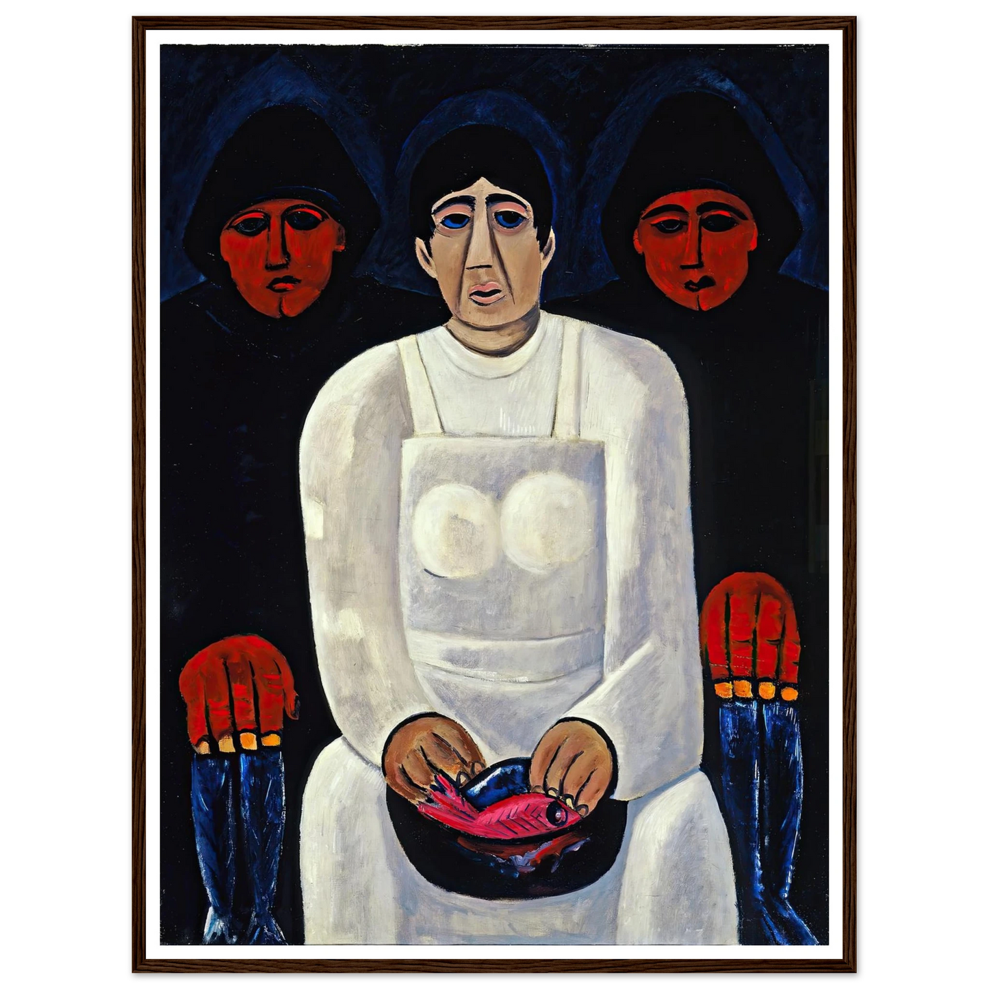 The Lost Felice (circa 1939) Art Print | Marsden Hartley - Framed Poster - 30x40 cm / 12x16″ - Black frame