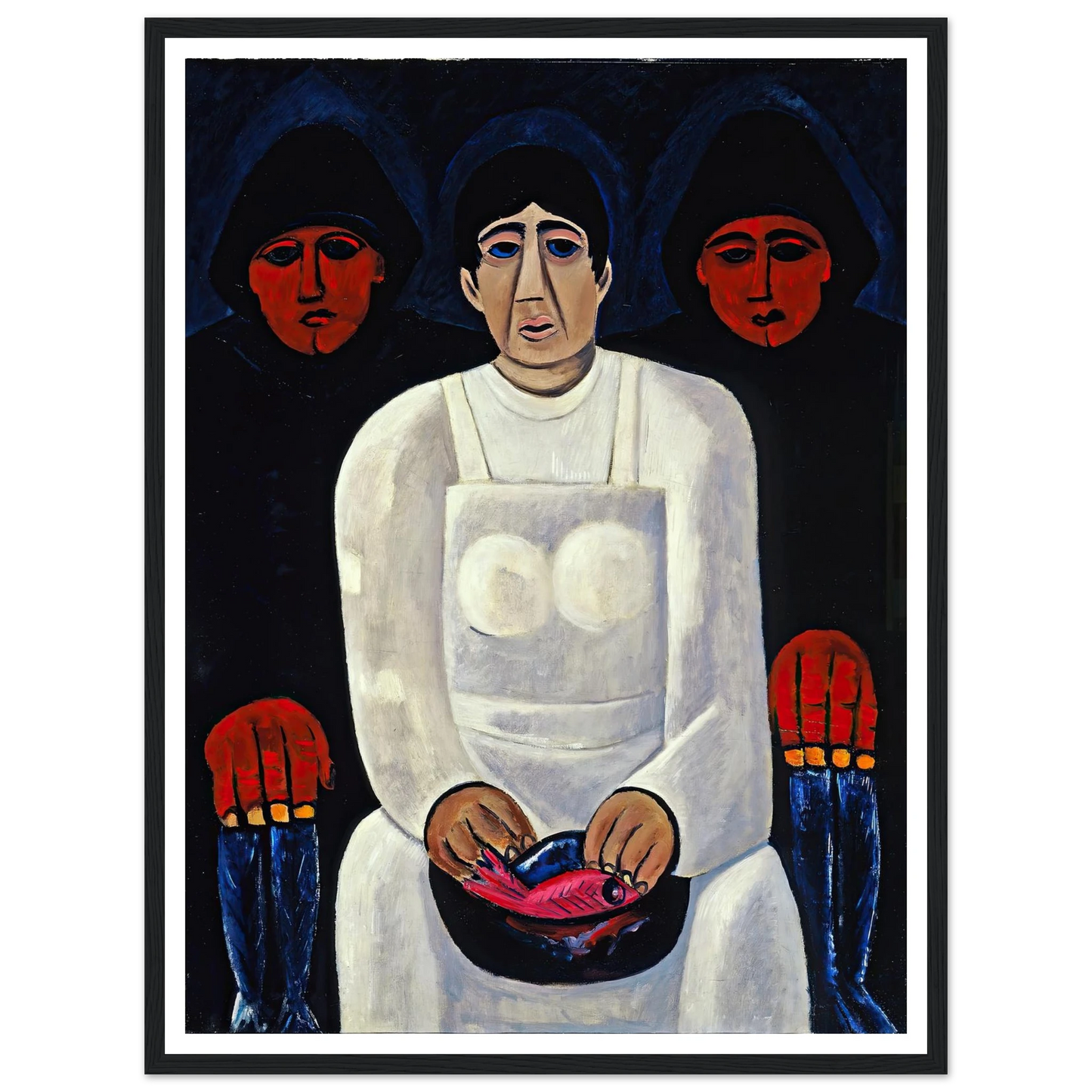The Lost Felice (circa 1939) Art Print | Marsden Hartley - Framed Poster - 30x40 cm / 12x16″ - Black frame