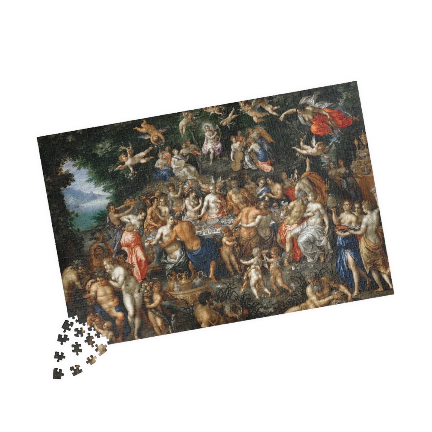 The Marriage of Peleos and Thetis Puzzle | Hendrik de Clerck - - 1014 pcs (Horizontal) - 