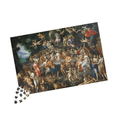 The Marriage of Peleos and Thetis Puzzle | Hendrik de Clerck - - 1014 pcs (Horizontal) - 