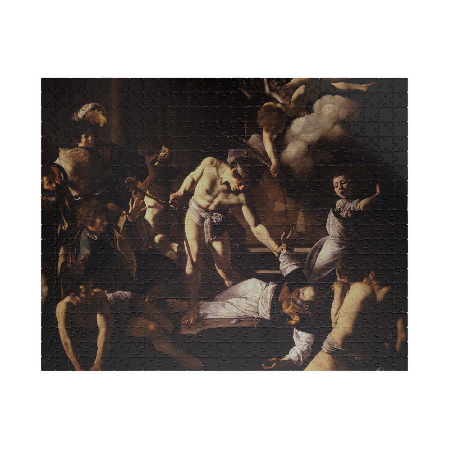 The Martyrdom of Saint Matthew Puzzle | Caravaggio - - 252 pcs (Horizontal) - 