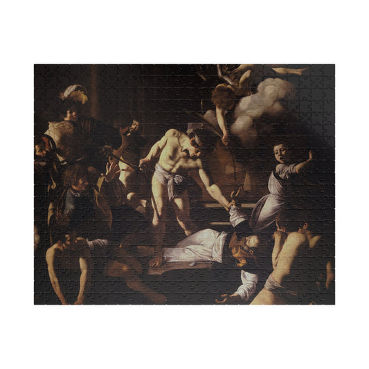 The Martyrdom of Saint Matthew Puzzle | Caravaggio - - 252 pcs (Horizontal) - 