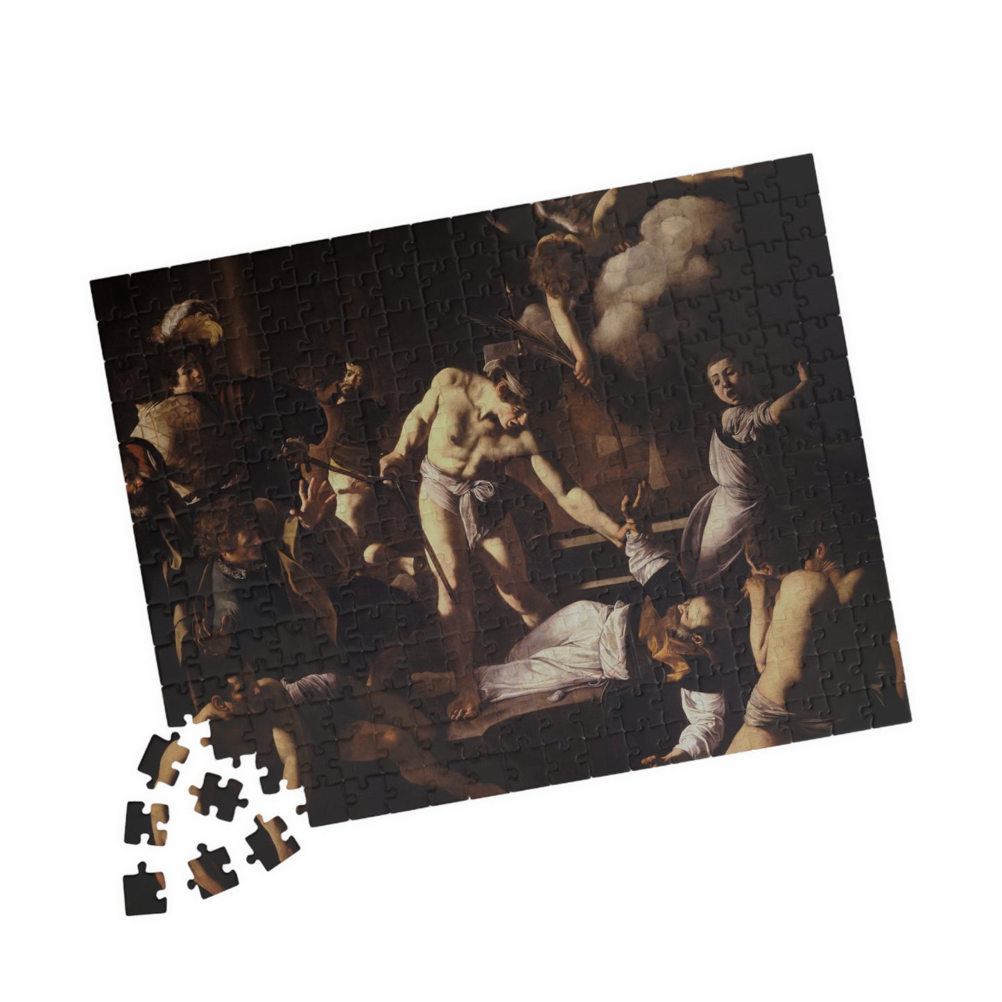 The Martyrdom of Saint Matthew Puzzle | Caravaggio - - 252 pcs (Horizontal) - 