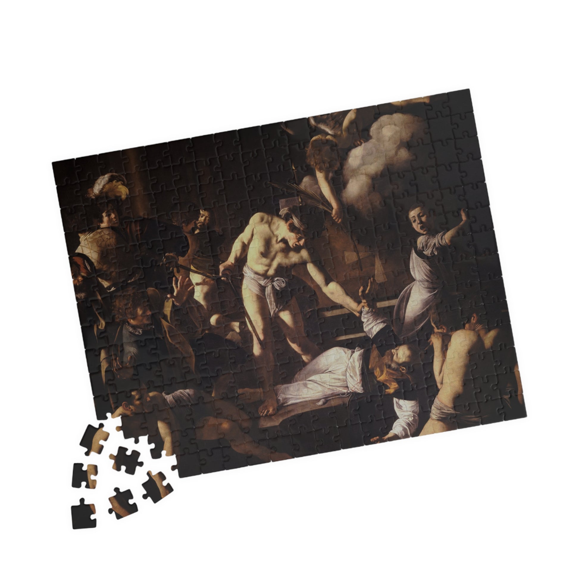 The Martyrdom of Saint Matthew Puzzle | Caravaggio - - 252 pcs (Horizontal) - 
