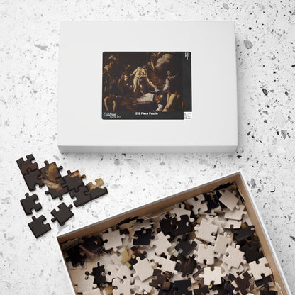 The Martyrdom of Saint Matthew Puzzle | Caravaggio - - 252 pcs (Horizontal) - 