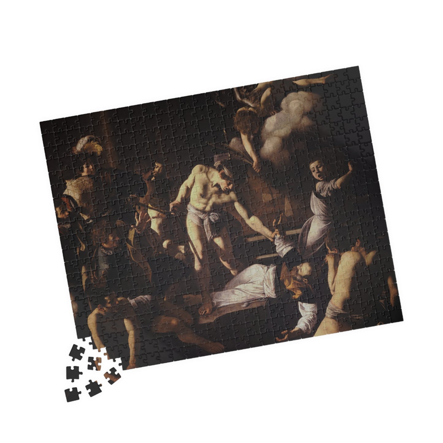 The Martyrdom of Saint Matthew Puzzle | Caravaggio - - 252 pcs (Horizontal) - 
