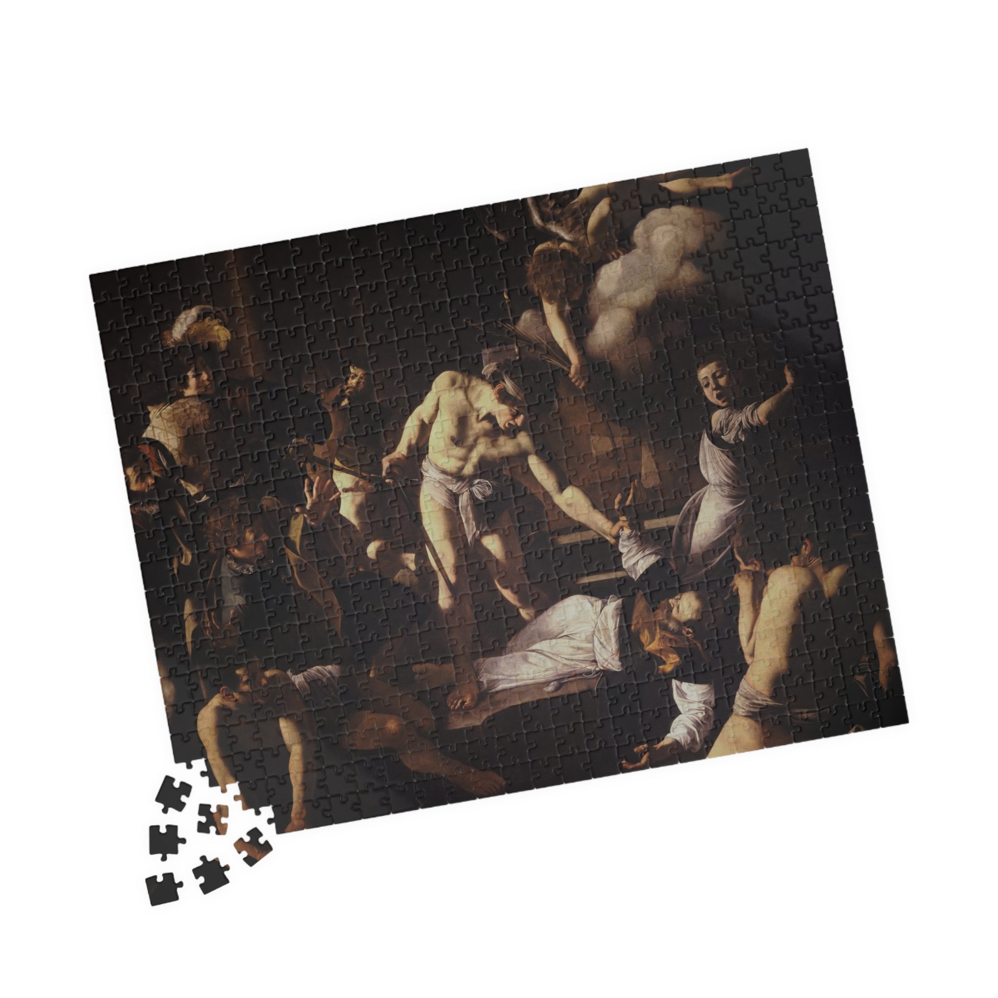 The Martyrdom of Saint Matthew Puzzle | Caravaggio - - 252 pcs (Horizontal) - 