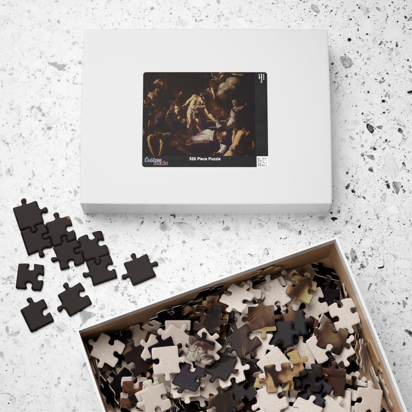 The Martyrdom of Saint Matthew Puzzle | Caravaggio - - 252 pcs (Horizontal) - 