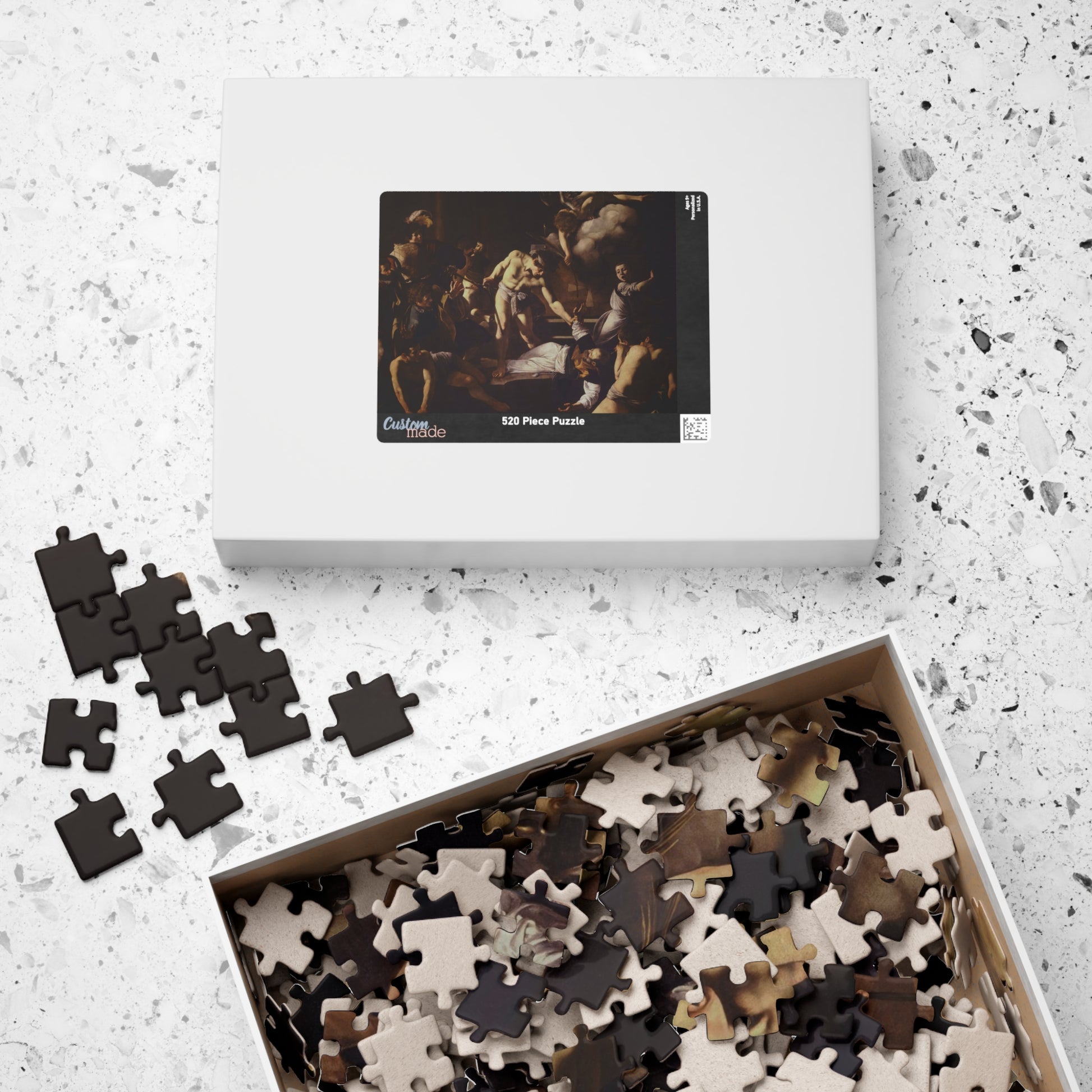 The Martyrdom of Saint Matthew Puzzle | Caravaggio - - 252 pcs (Horizontal) - 