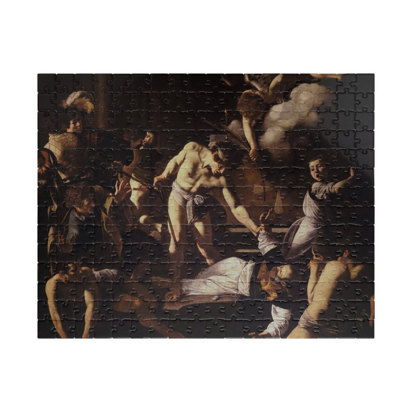 The Martyrdom of Saint Matthew Puzzle | Caravaggio - - 252 pcs (Horizontal) - 